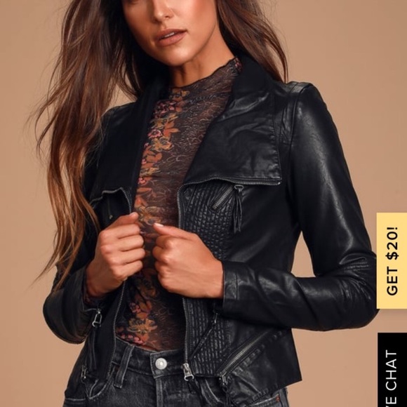 Lulus Jackets & Blazers - Lulu’s black leather jacket